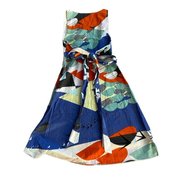 ANTHROPOLOGIE || Marimekko | Gulls of Gamma Color Pattern Dress - Size 2 - Picture 2 of 5